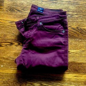 Burgundy AG stilt Jean